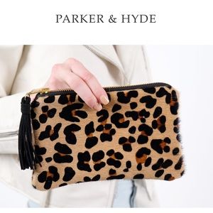 Parker & Hyde Leopard Mini Clutch